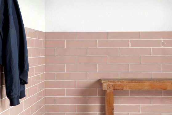 pink tiles Sydney blush subway Kalafrana Ceramics